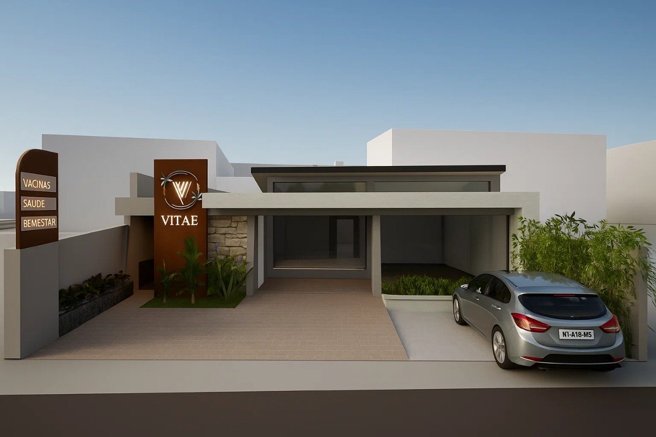 Fachada da clínica Clínica Vacina