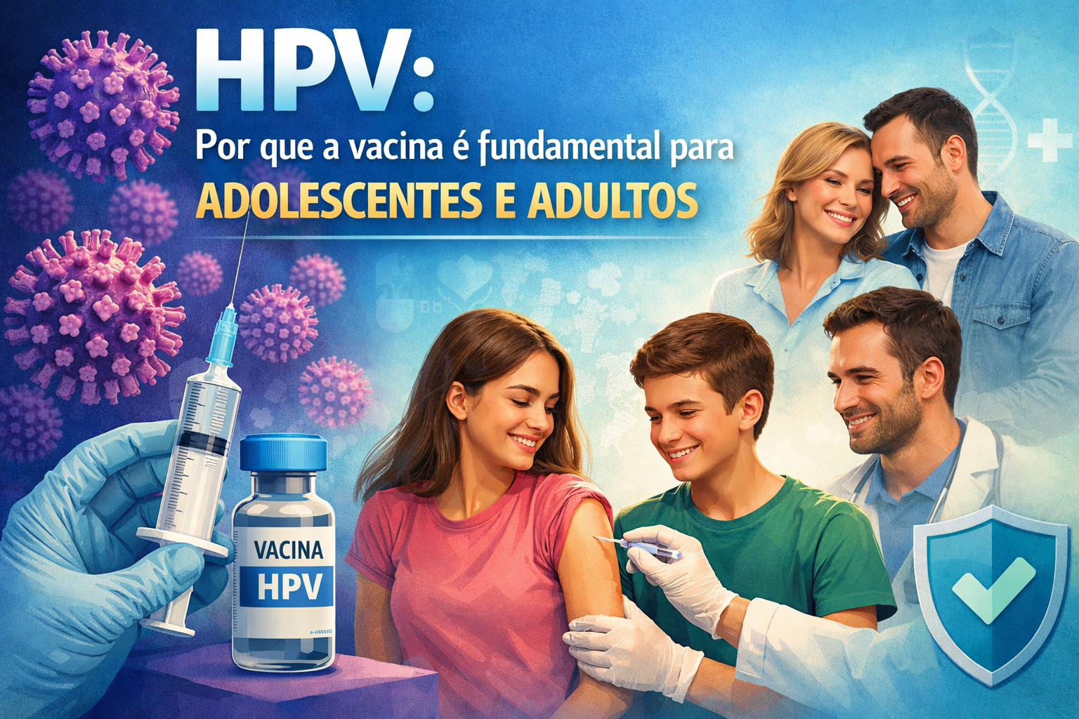 HPV: por que a vacina é fundamental para adolescentes e adultos?